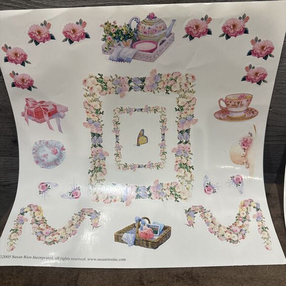 Large Vintage / Y2k Scrapbook Lot 35 Sheets & Two New Refills - Picture 6 of 16